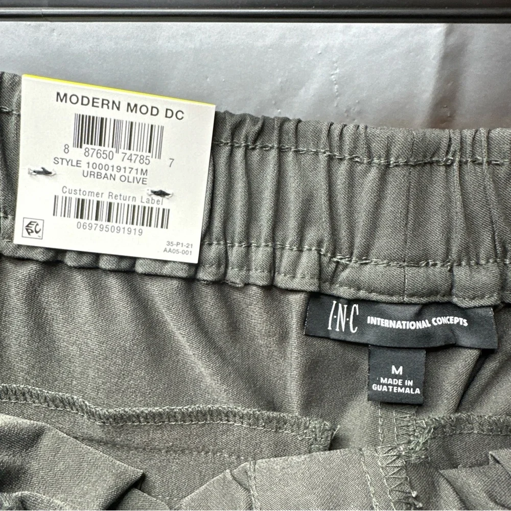 INC International Concepts Olive Jogger Pants - Picture 4 of 13